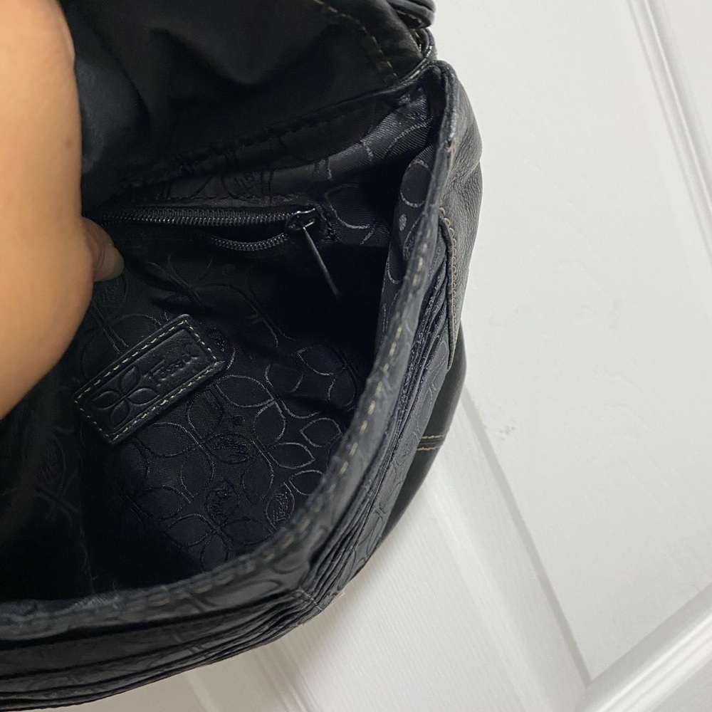 Fossil vintage Black Patterned Leather Bag - Picture 6 of 10